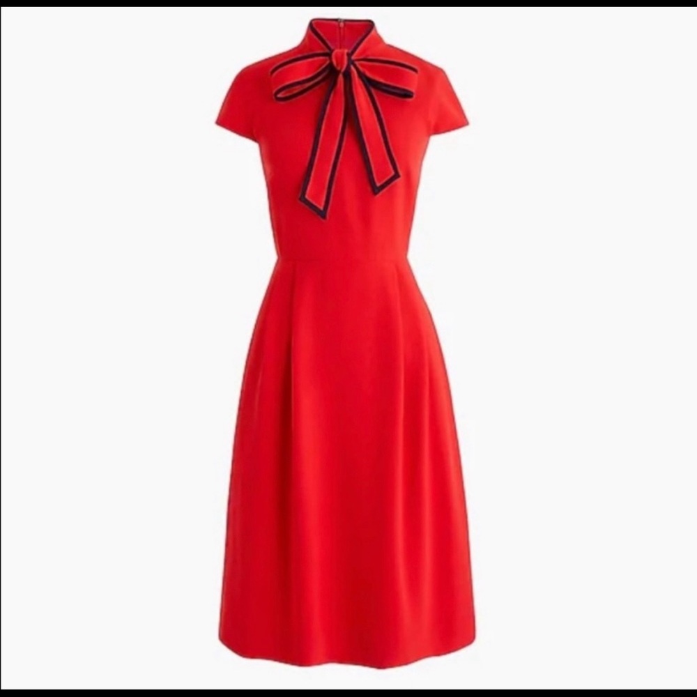 JCrew Tie Neck dress